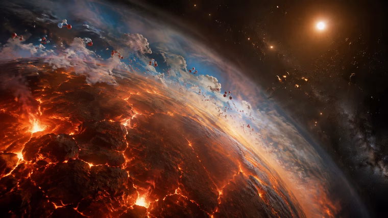 Voda může vznikat už při zrodu kamenných planet