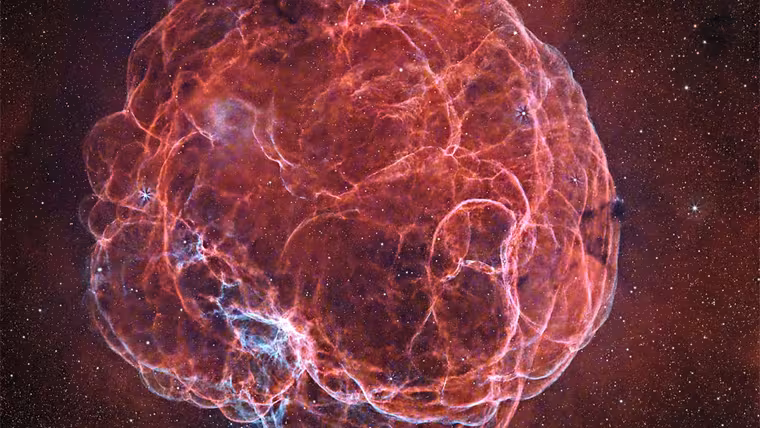 Špagetová mlhovina Simeis 147 nese stopy supernovy