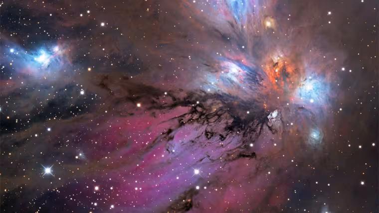 Andělská mlhovina NGC 2170 září odraženým světlem
