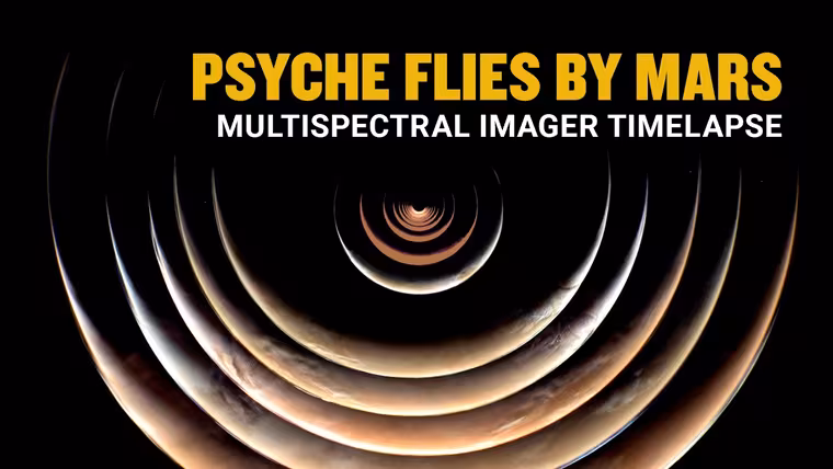 Sonda Psyche využila gravitaci Marsu k další cestě