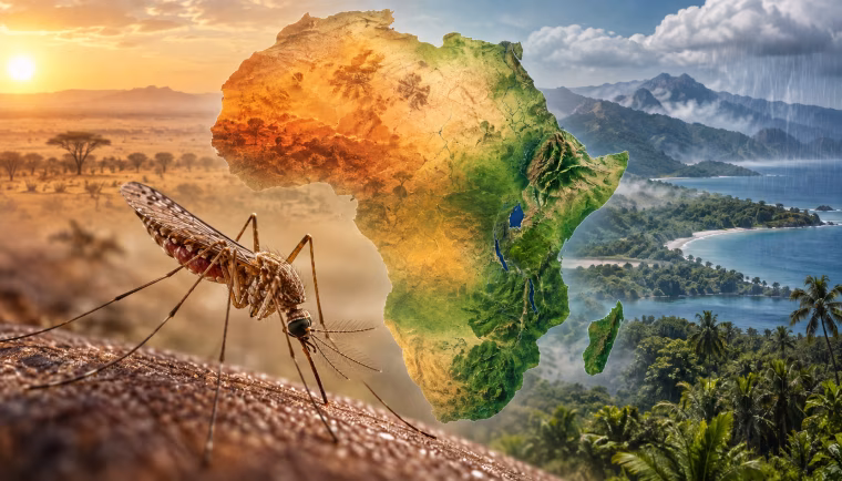 Klimatická změna přesouvá ohniska malárie napříč Afrikou