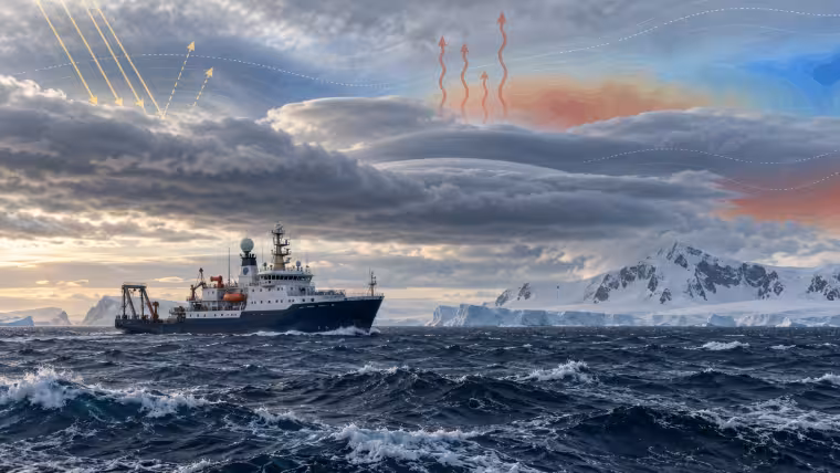 Antarktické mraky zkreslují odhady tepla nad Jižním oceánem